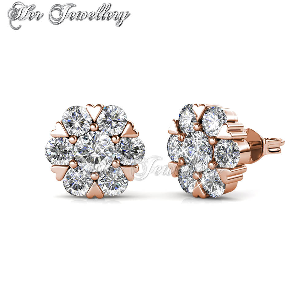 Swarovski Crystals Romance Earrings - Her Jewellery