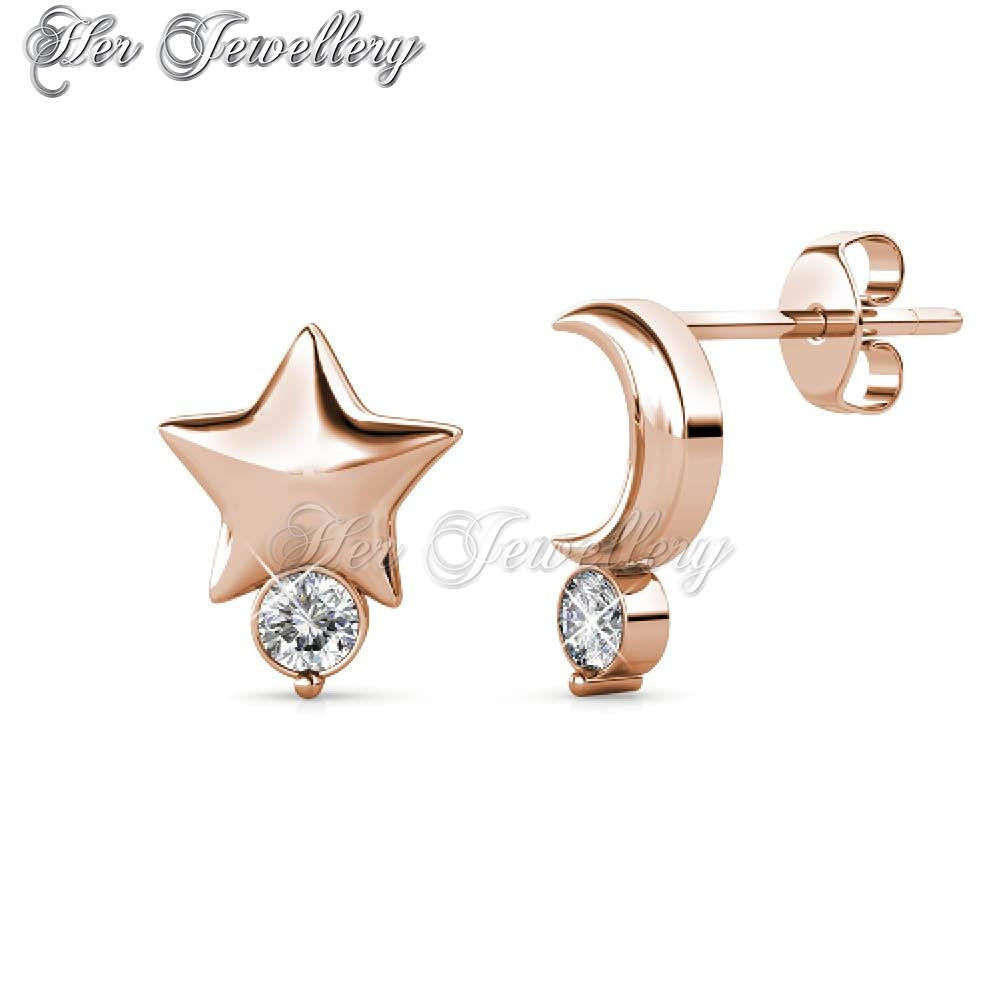 Swarovski Crystals Starry Night Earrings - Her Jewellery