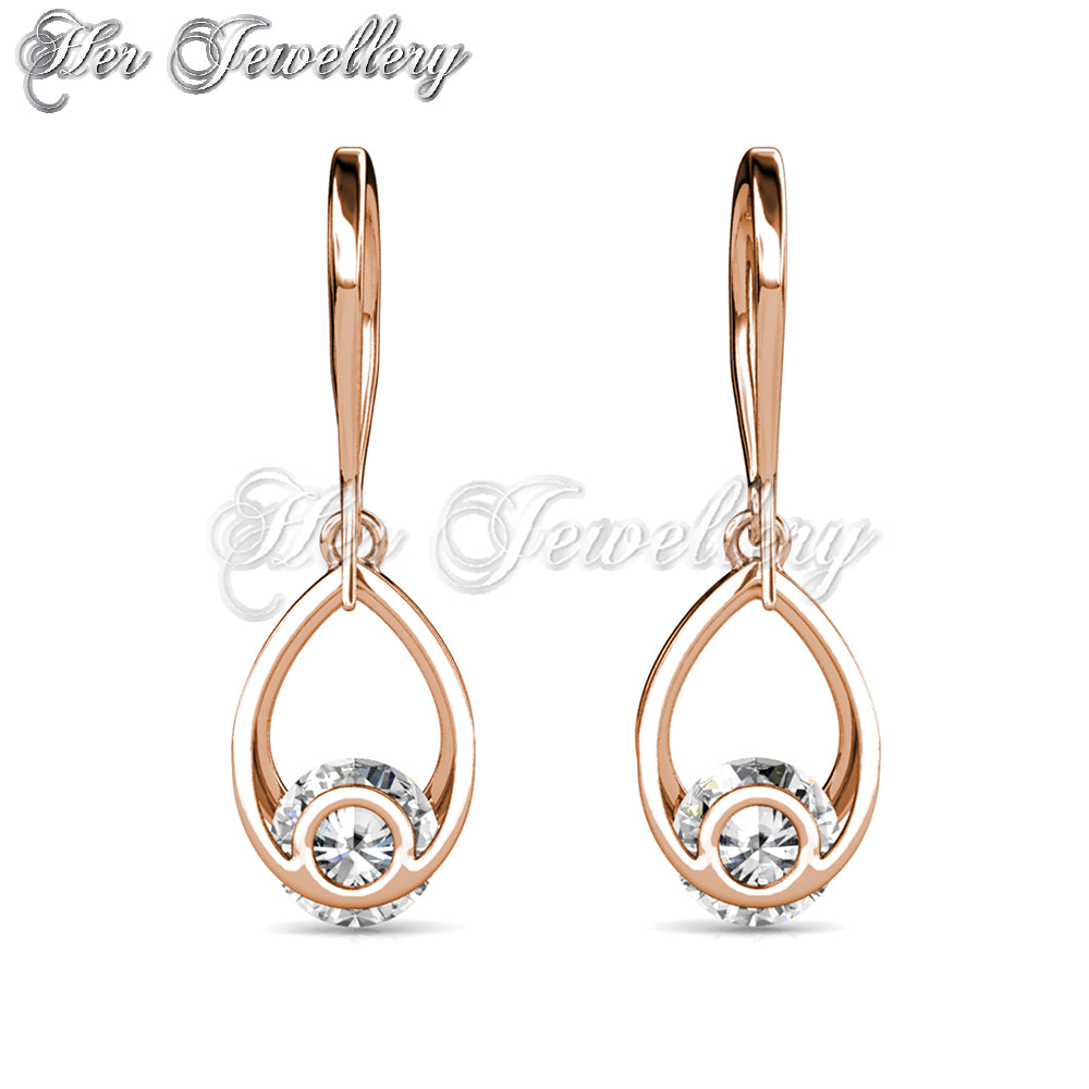 Swarovski Crystals Tristin Hook Earrings - Her Jewellery