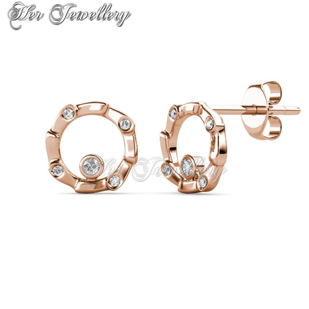 Swarovski Crystals Waterwheel Earrings - Her Jewellery