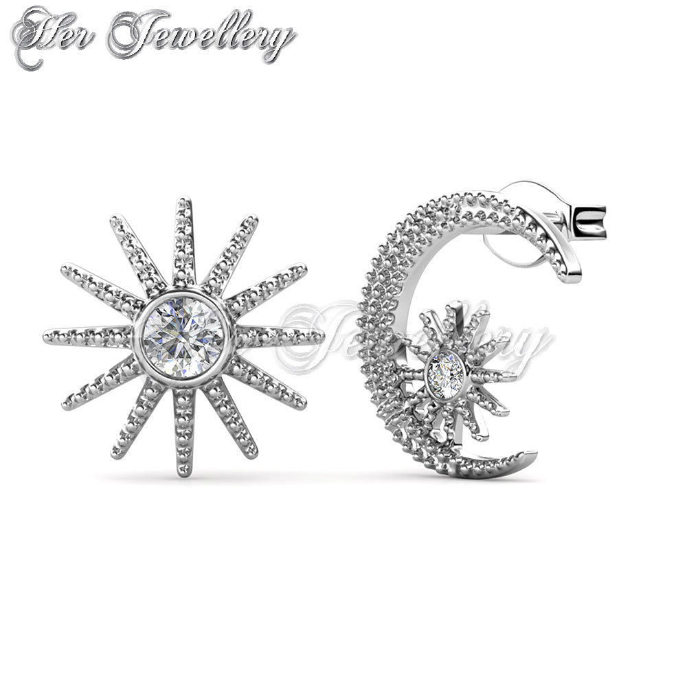 Swarovski Crystals Space Earrings Set - Her Jewellery