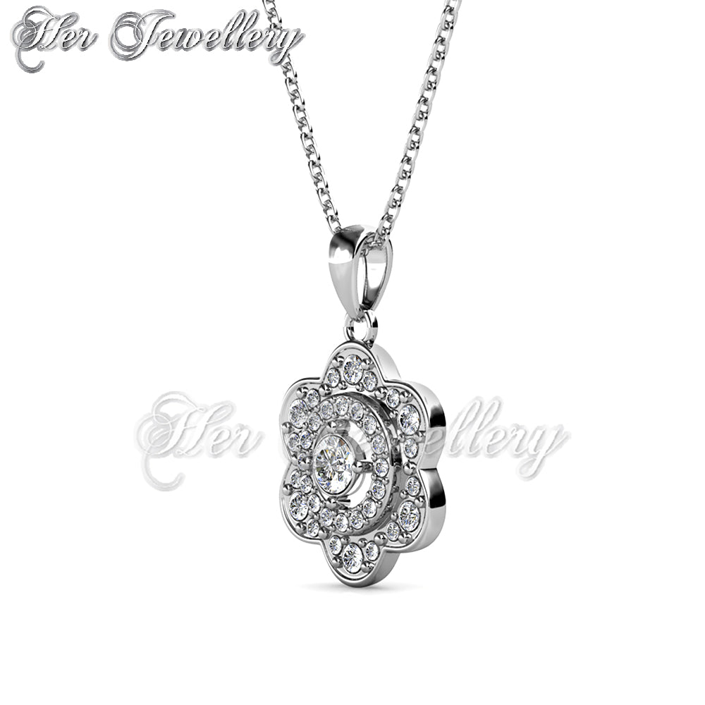 Swarovski Crystals Amaryllis Pendant - Her Jewellery