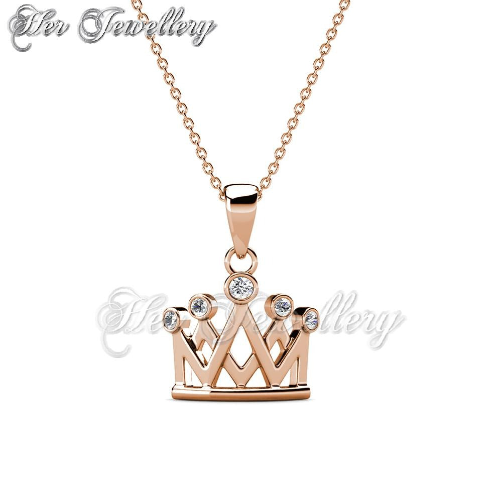 Swarovski Crystals Crown Pendant - Her Jewellery