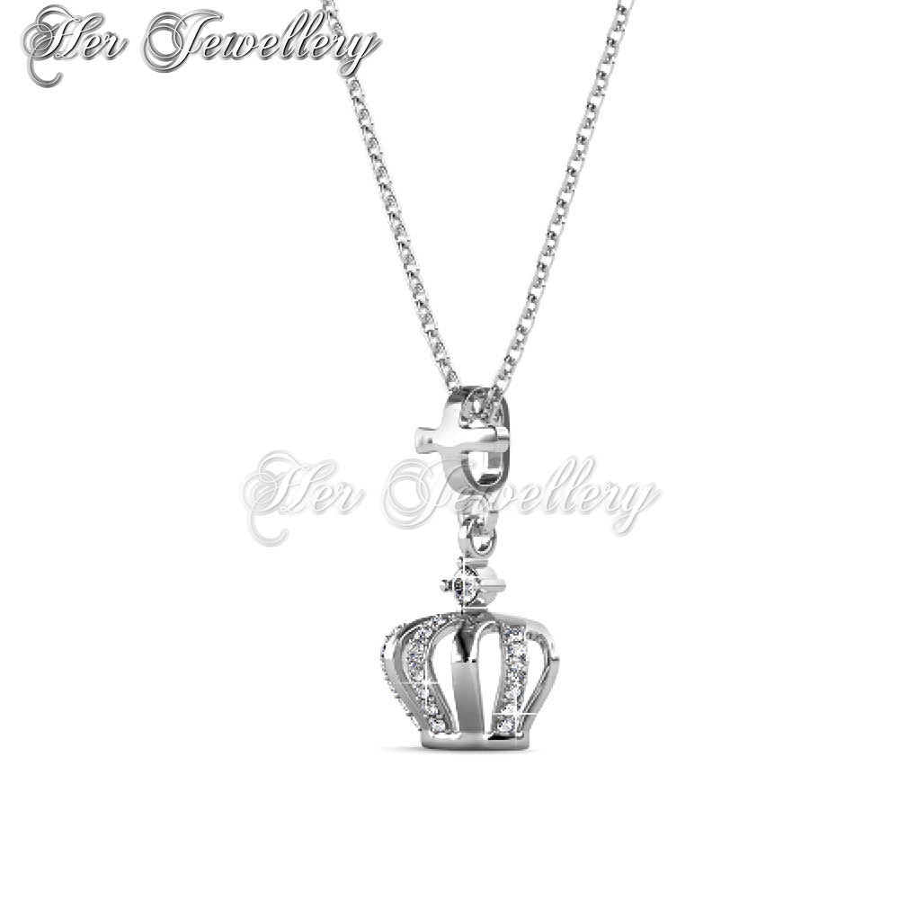 Swarovski Crystals Crown Cross Pendantâ€ - Her Jewellery