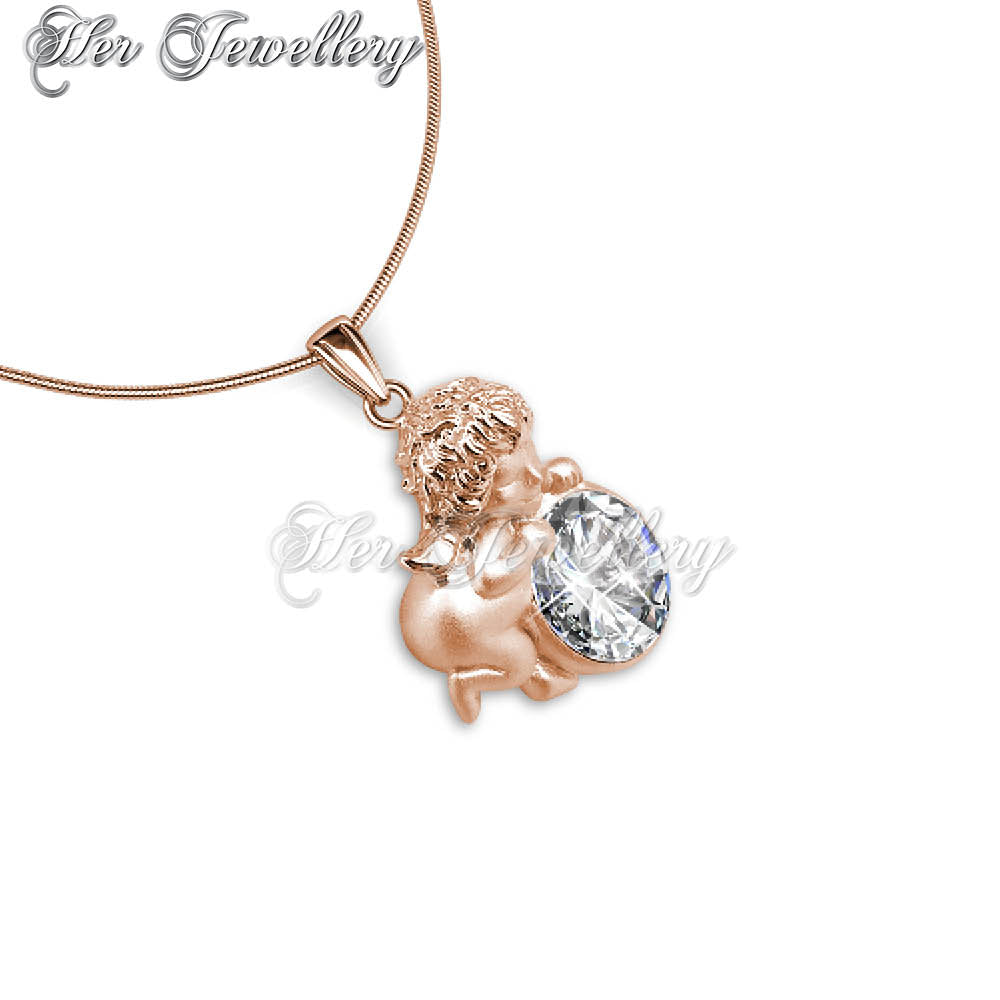 Swarovski Crystals Cupid Pendantâ€ - Her Jewellery