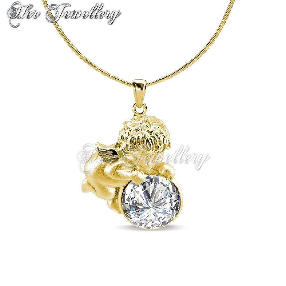 Swarovski Crystals Cupid Pendantâ€ - Her Jewellery