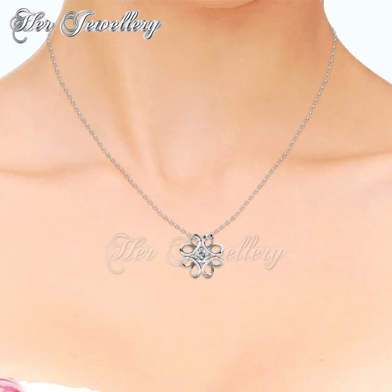 Swarovski Crystals Daffodil Pendant - Her Jewellery