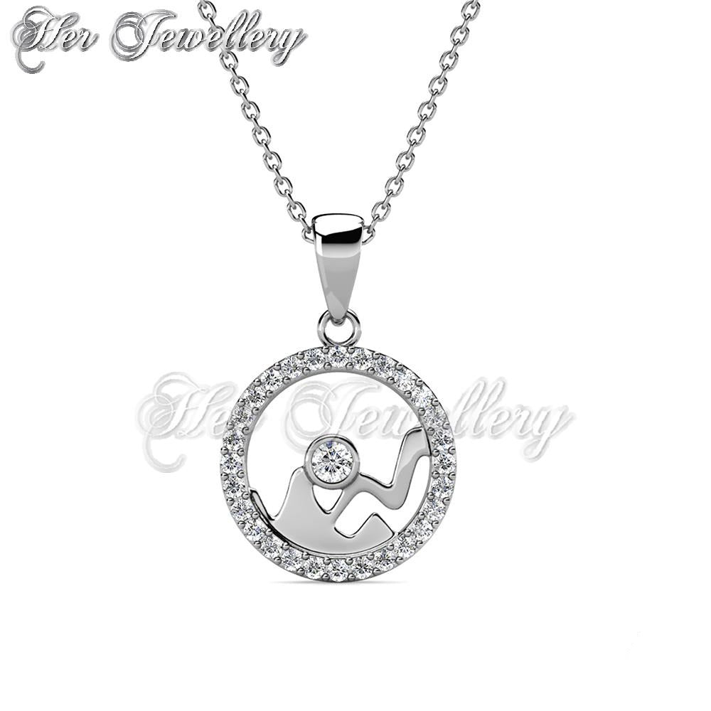 Swarovski Crystals Delta Pendant - Her Jewellery