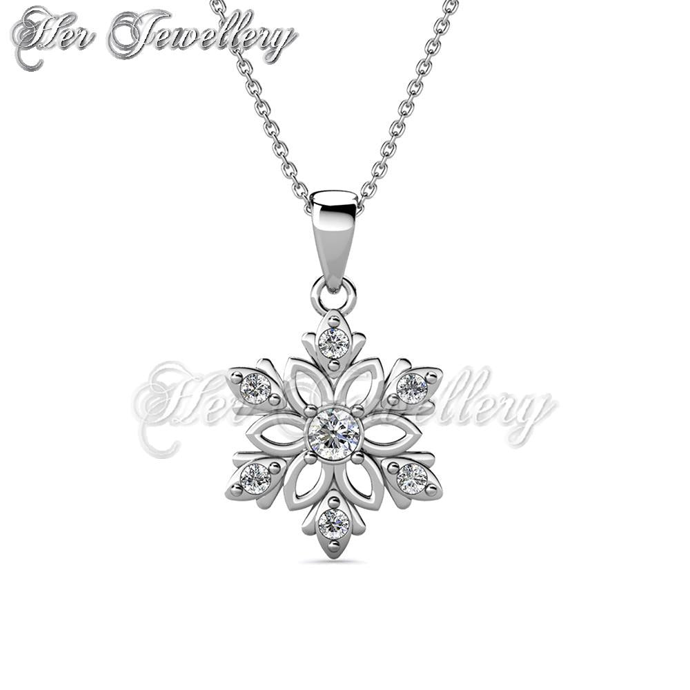Swarovski Crystals Floraison Pendant - Her Jewellery
