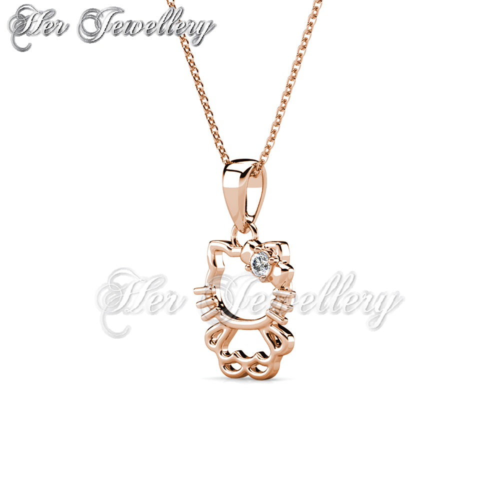 Swarovski Crystals Hello Kitty Pendant - Her Jewellery
