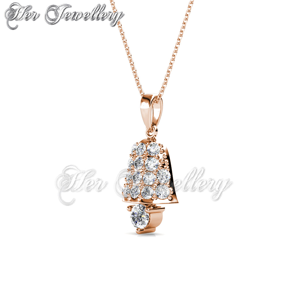 Gold bell 2025 pendant necklace