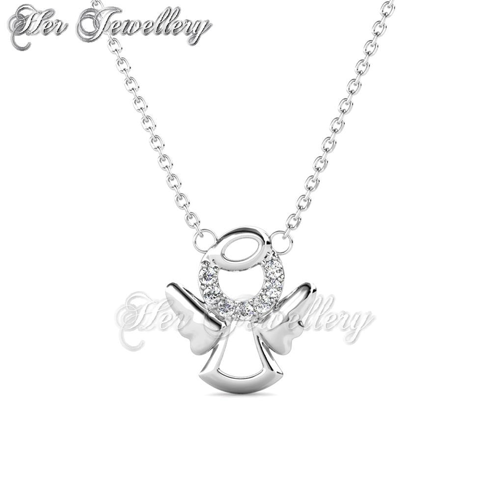 Swarovski Crystals Little Angel Pendant - Her Jewellery
