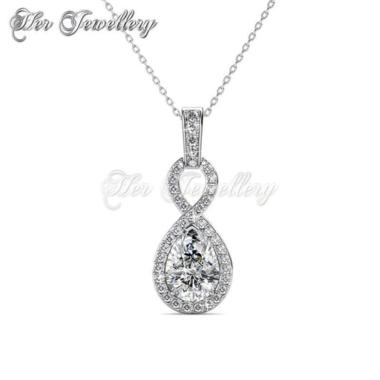 Swarovski Crystals Medallion Pendant - Her Jewellery