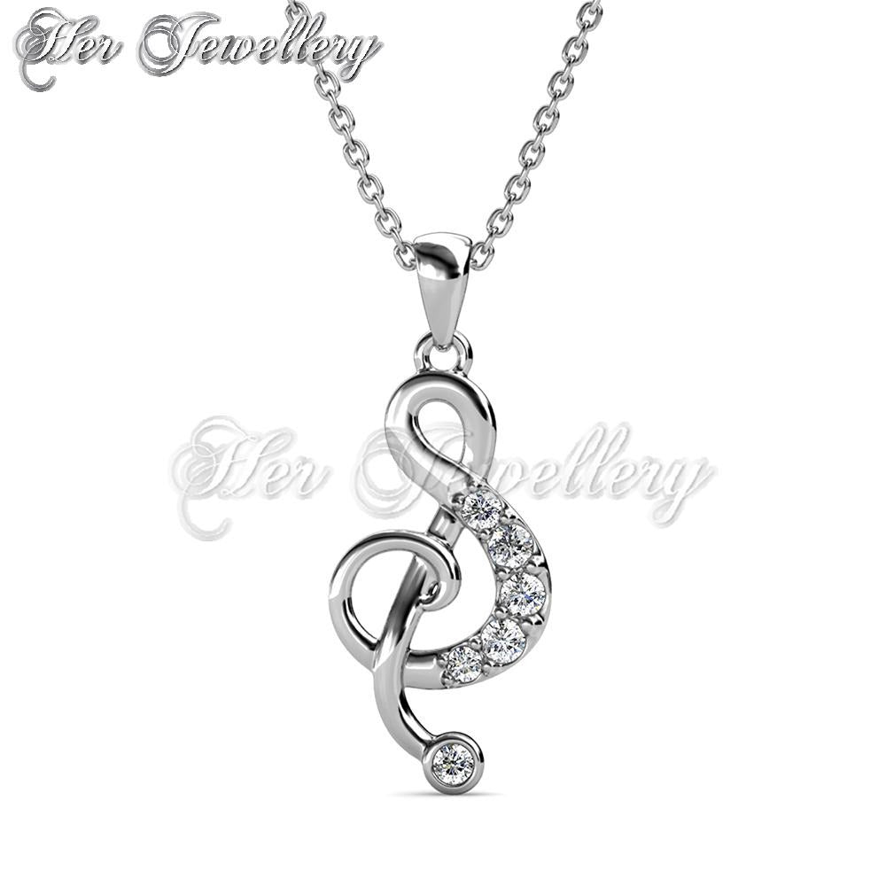Swarovski Crystals Melodious Pendant - Her Jewellery