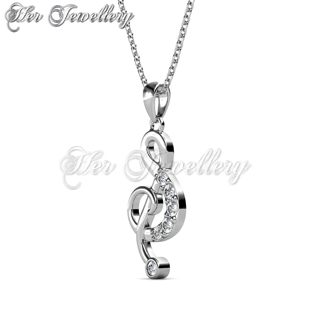 Swarovski Crystals Melodious Pendant - Her Jewellery
