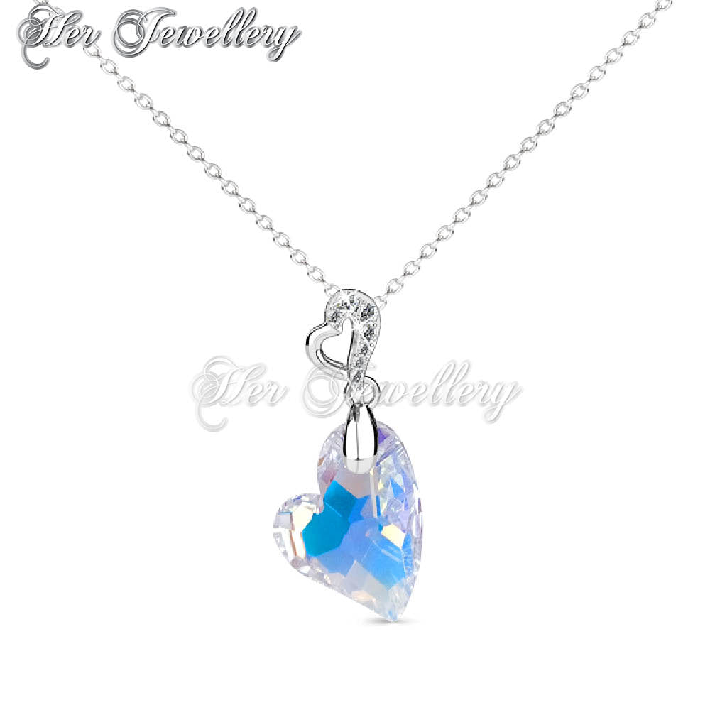 Swarovski Crystals Purely Heart Pendant - Her Jewellery