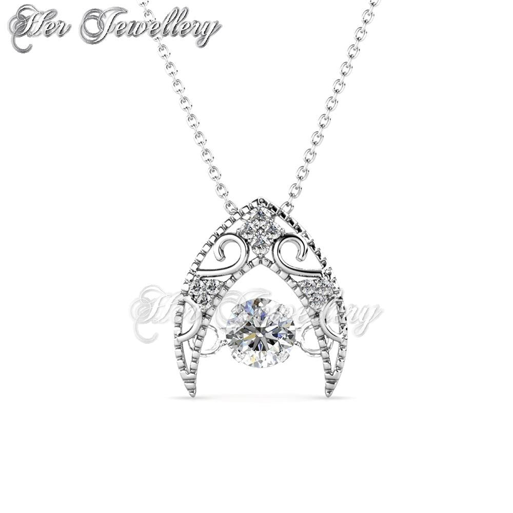 Swarovski Crystals Queen's Diamond Pendant - Her Jewellery