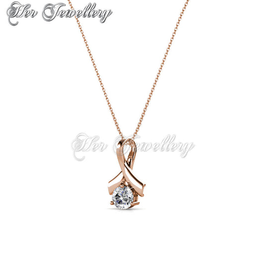 Swarovski Crystals Ribbon Crystal Pendantâ€ - Her Jewellery