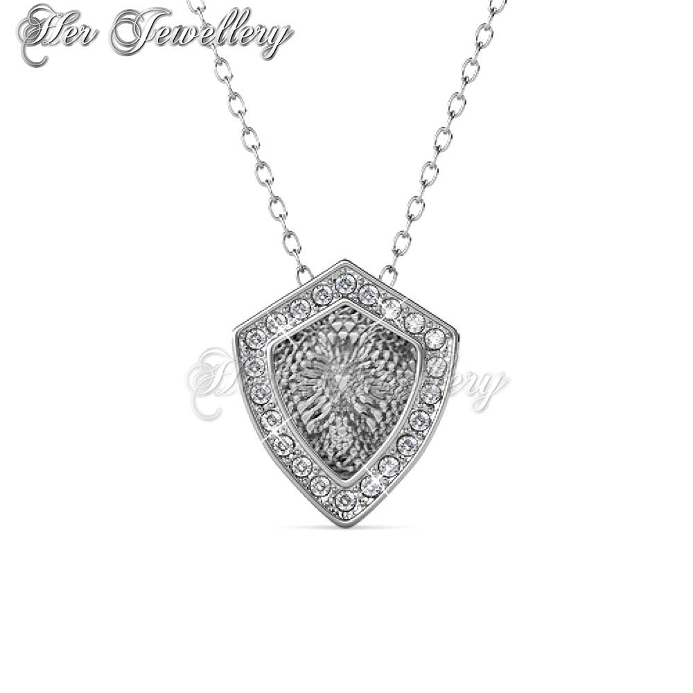 Swarovski Crystals Shield Pendantâ€ - Her Jewellery