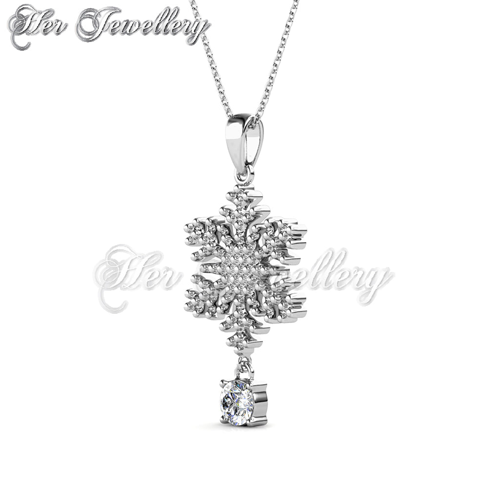 Swarovski Crystals Snowing Pendant - Her Jewellery