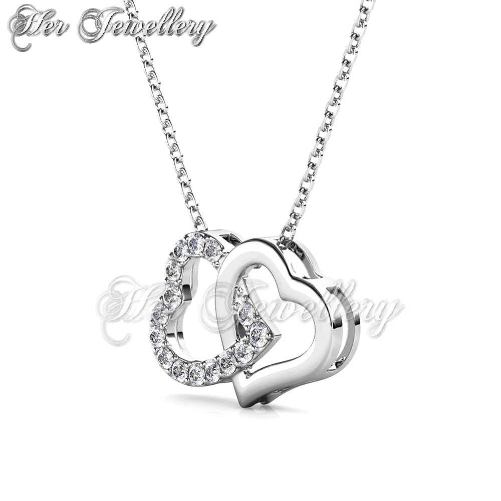 Swarovski Crystals Couple Love Pendant - Her Jewellery