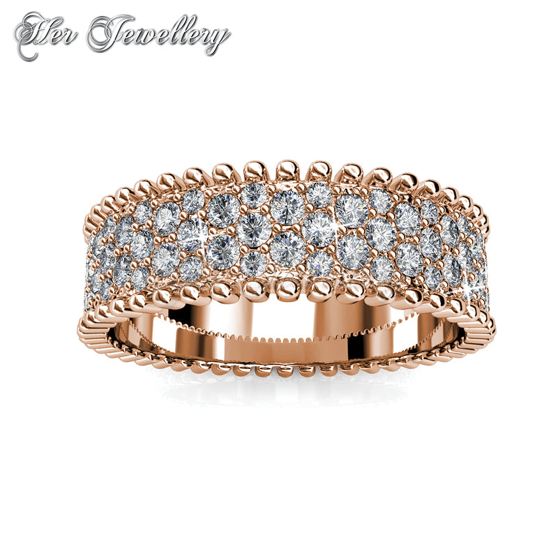 Swarovski Crystals Alexis Ring (Rose Gold) - Her Jewellery