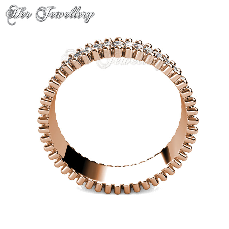 Swarovski Crystals Alexis Ring (Rose Gold) - Her Jewellery