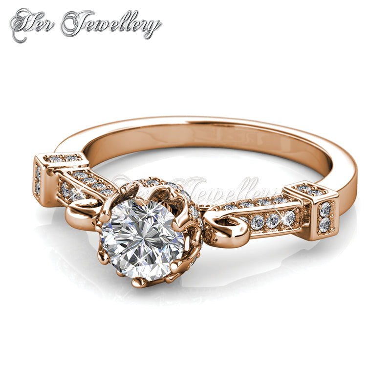 Swarovski Crystals Imperial Ring (Rose Gold) - Her Jewellery