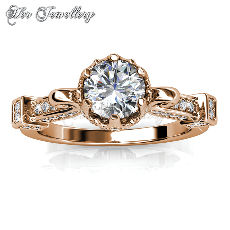 Swarovski Crystals Imperial Ring (Rose Gold) - Her Jewellery