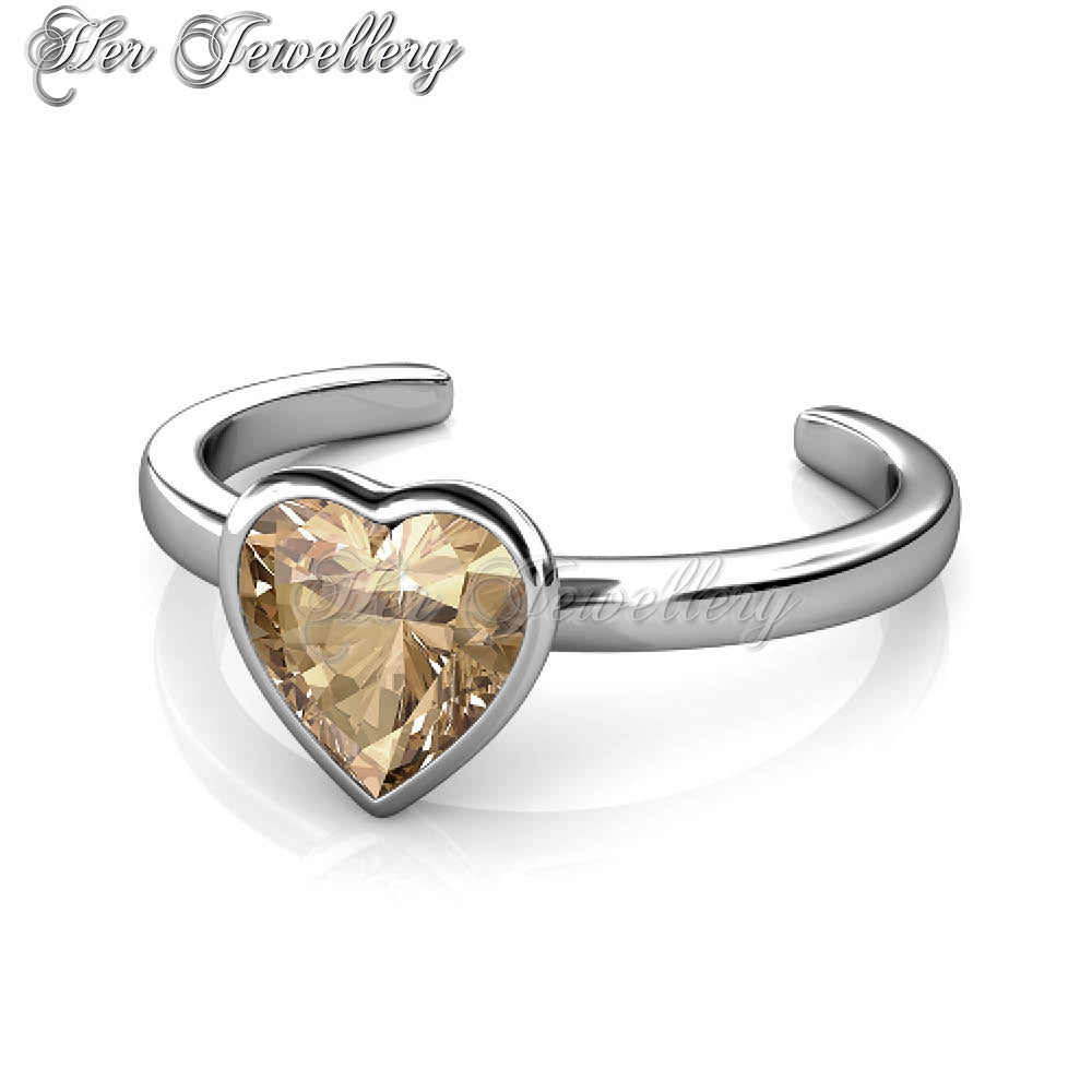 Swarovski Crystals Liebe Ring - Her Jewellery