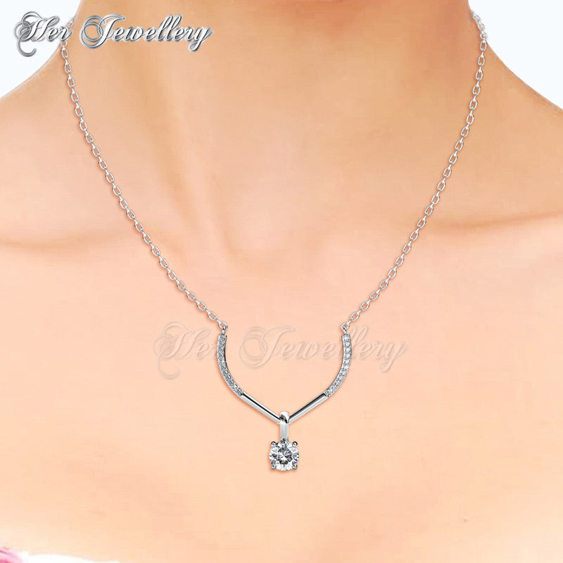 Swarovski Crystals Valentino Pendant - Her Jewellery