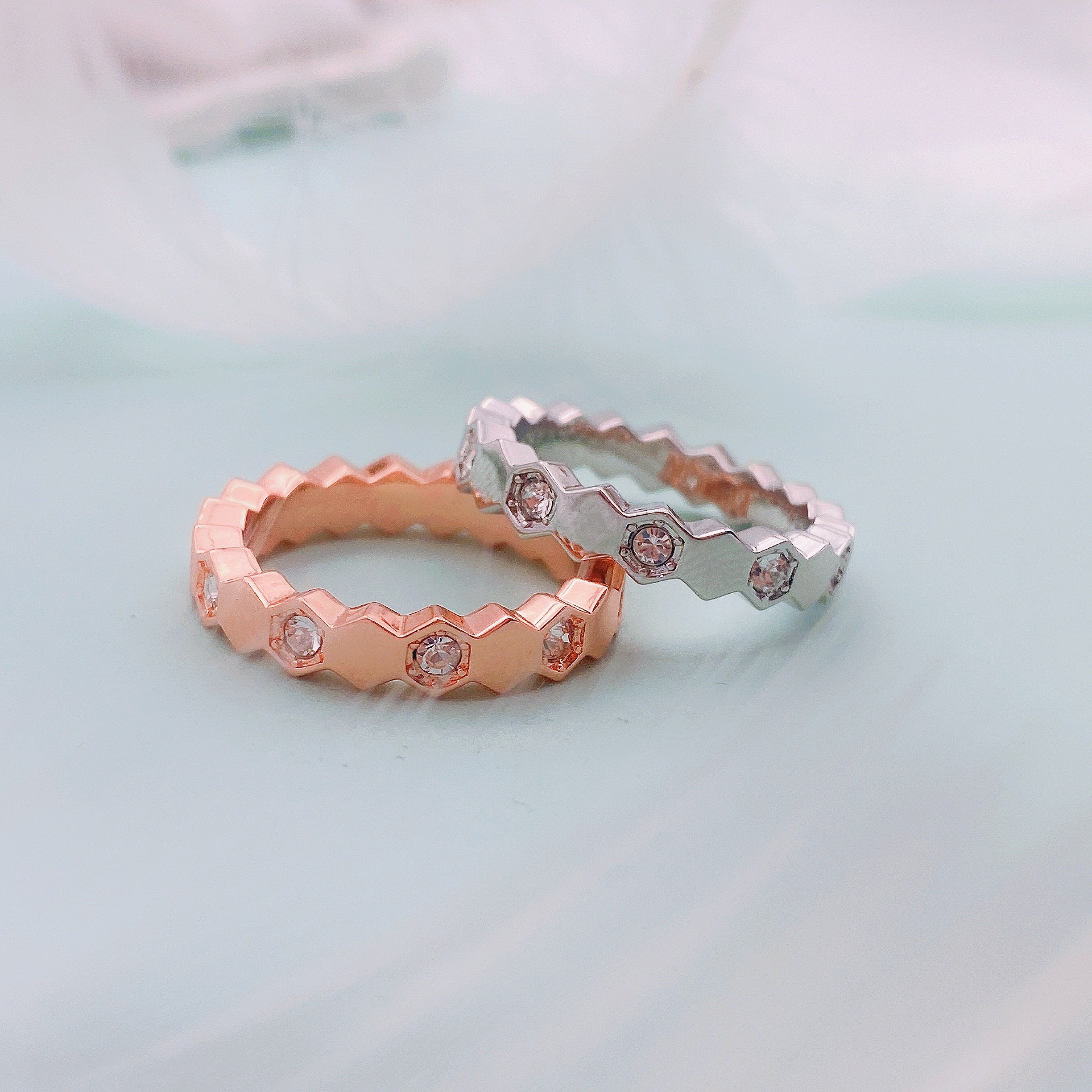 Cheap rose gold deals rings for her