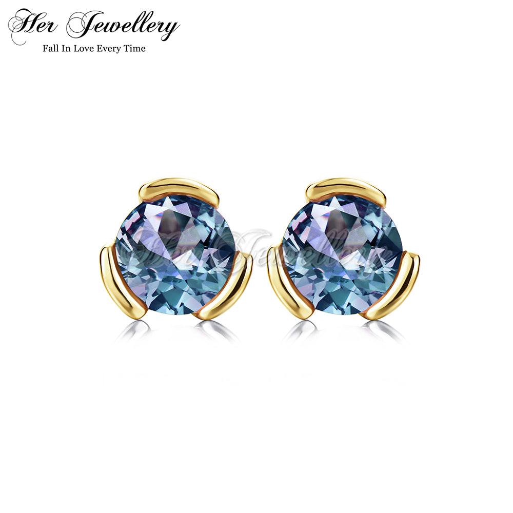 Alexandrite 2025 gold earrings