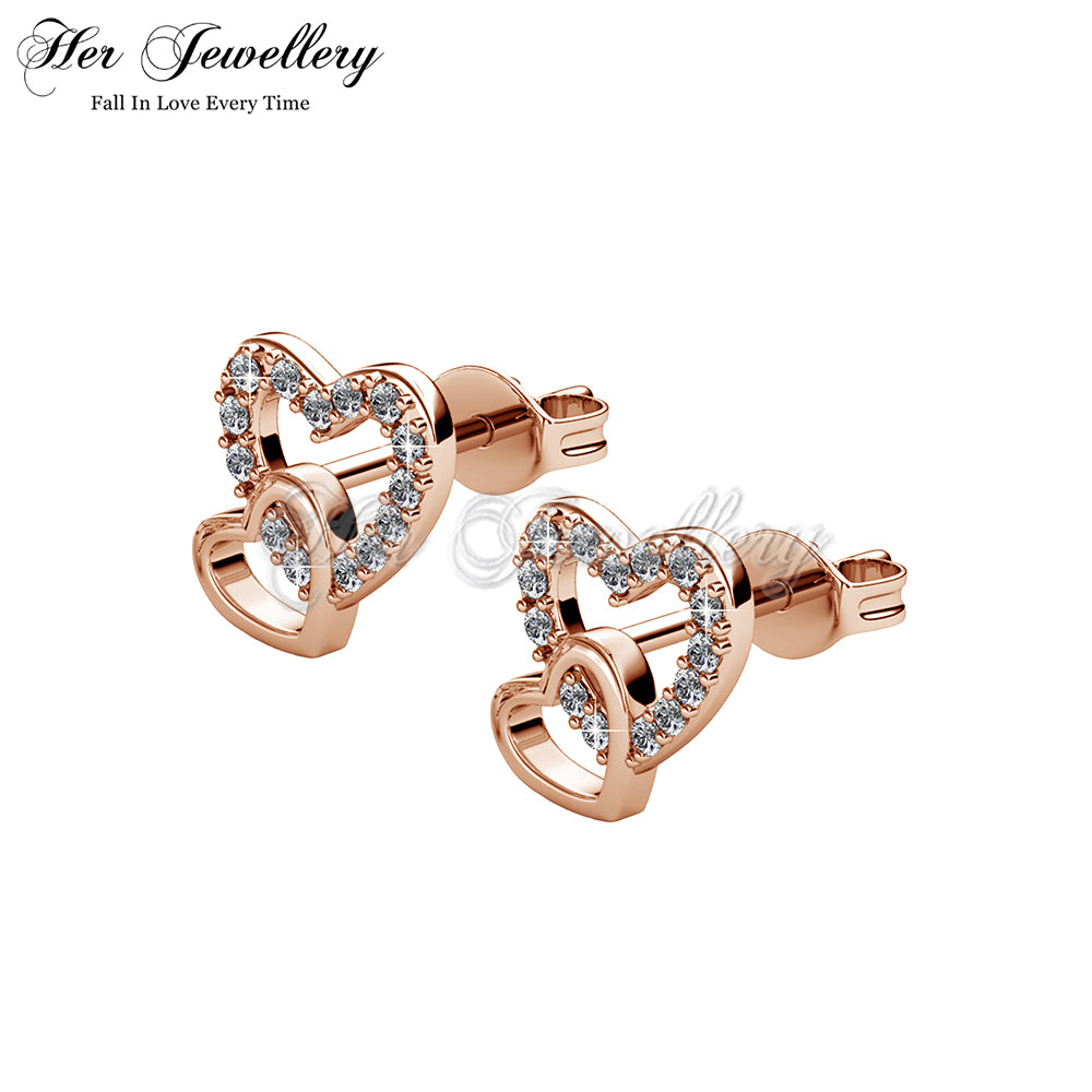 Love with Rose Gold Earrings