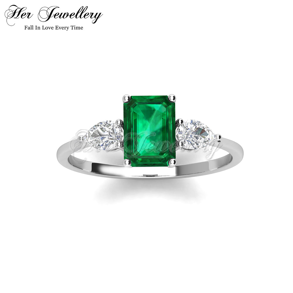 Chrissy Emerald Ring