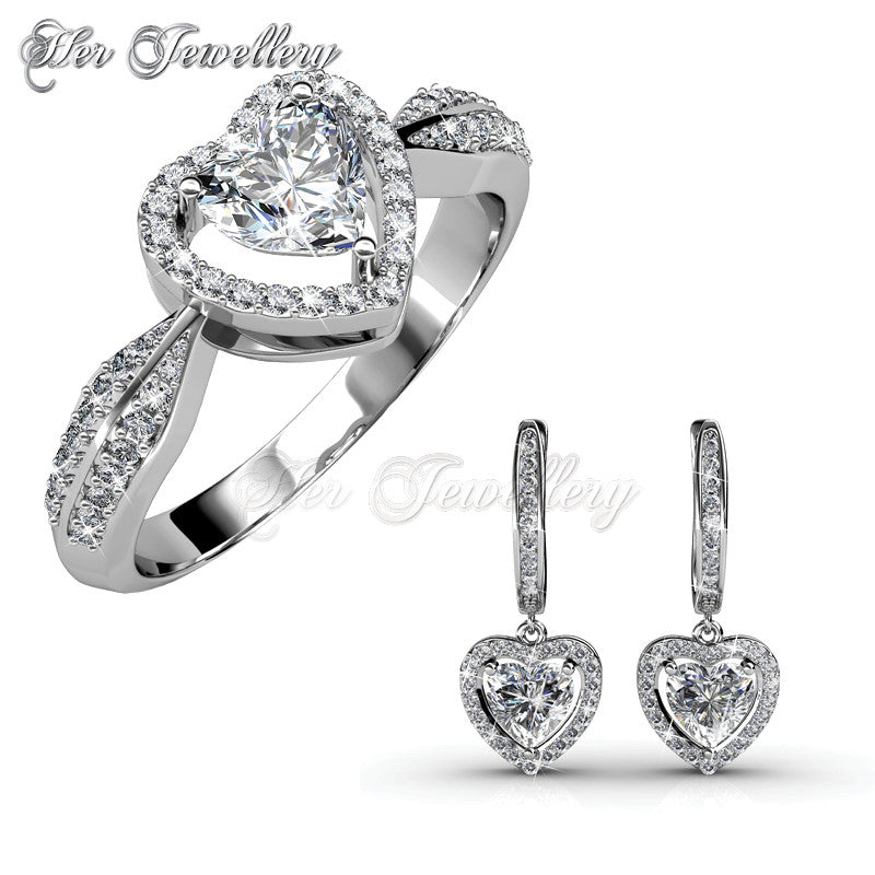 Swarovski Crystals Only Love Set - Her Jewellery
