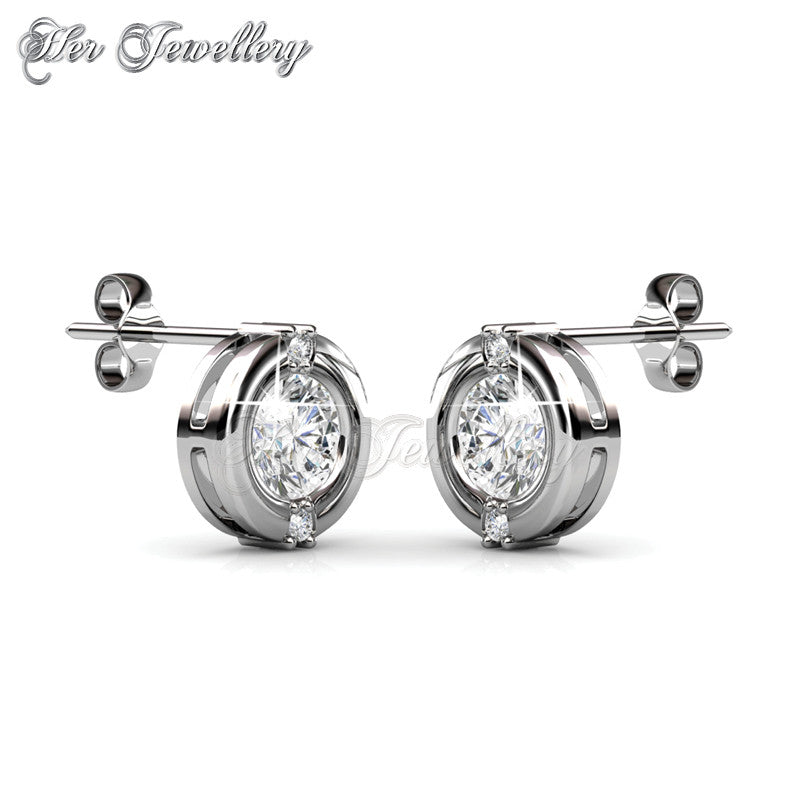 Swarovski Crystals Classic Earrings (Zirconia) - Her Jewellery