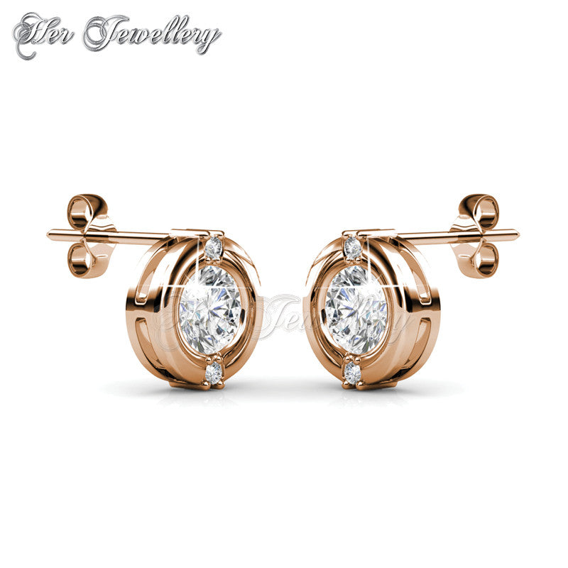 Swarovski Crystals Classic Earrings (Crystal) - Her Jewellery