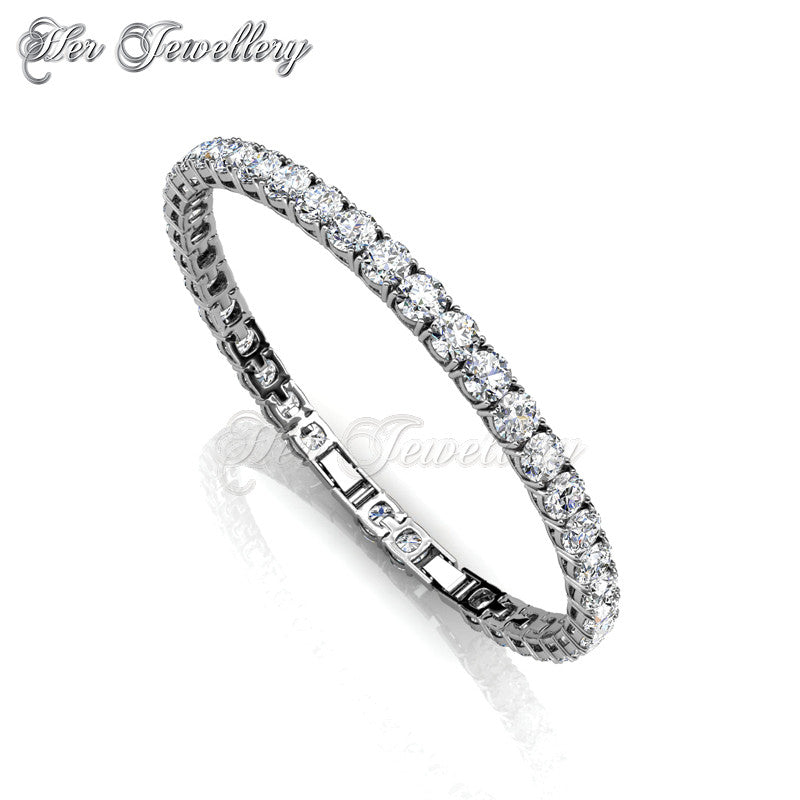 Swarovski Crystals Crystal Tennis Bracelet - Her Jewellery