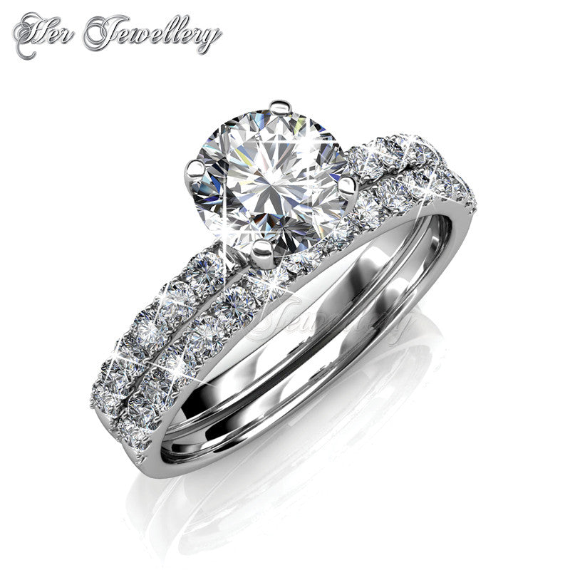 Swarovski Crystals Enchanted Ring - Her Jewellery