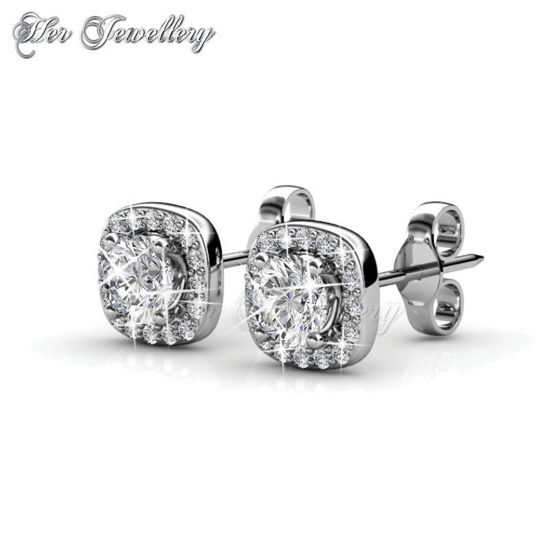 Swarovski Crystals Cushy Earringsâ€ - Her Jewellery