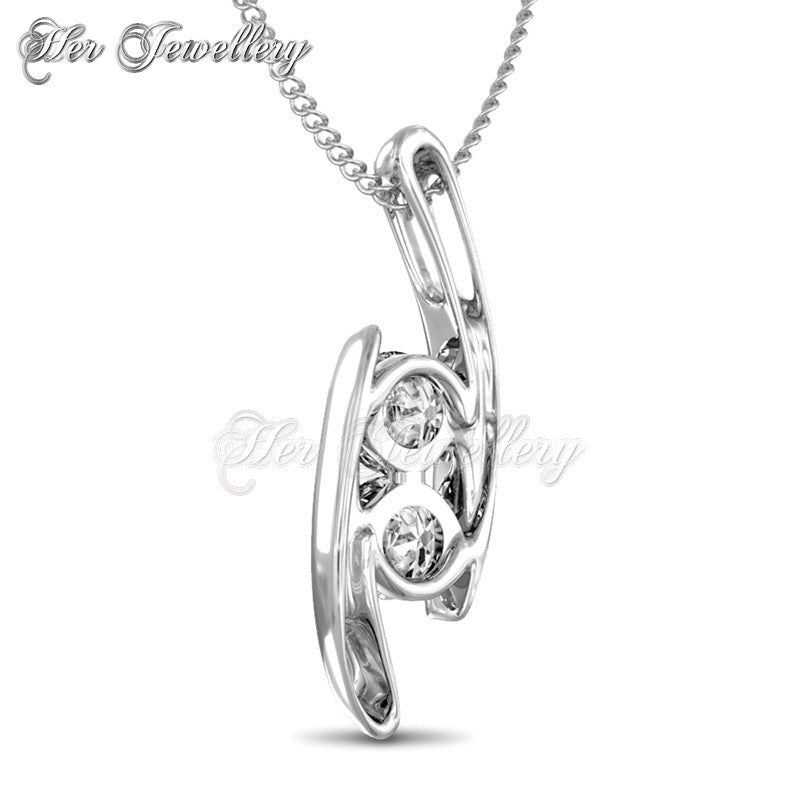 Swarovski Crystals Infinity Pendant - Her Jewellery