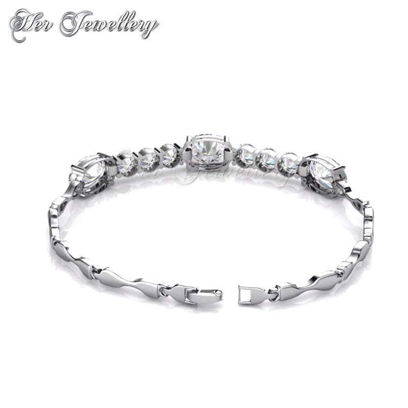 Swarovski Crystals Elegant Bracelet - Her Jewellery
