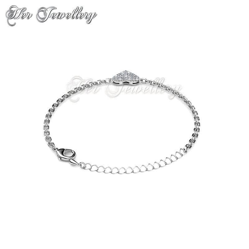 Swarovski Crystals Only Love Bracelet - Her Jewellery
