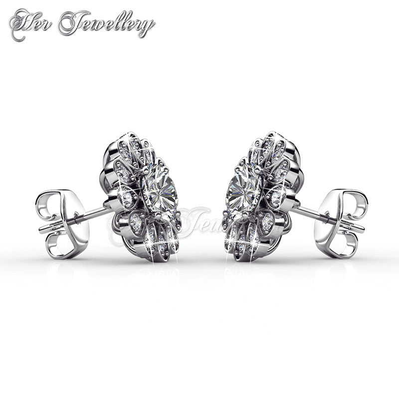 Swarovski Crystals Gloria Earrings Set - Her Jewellery