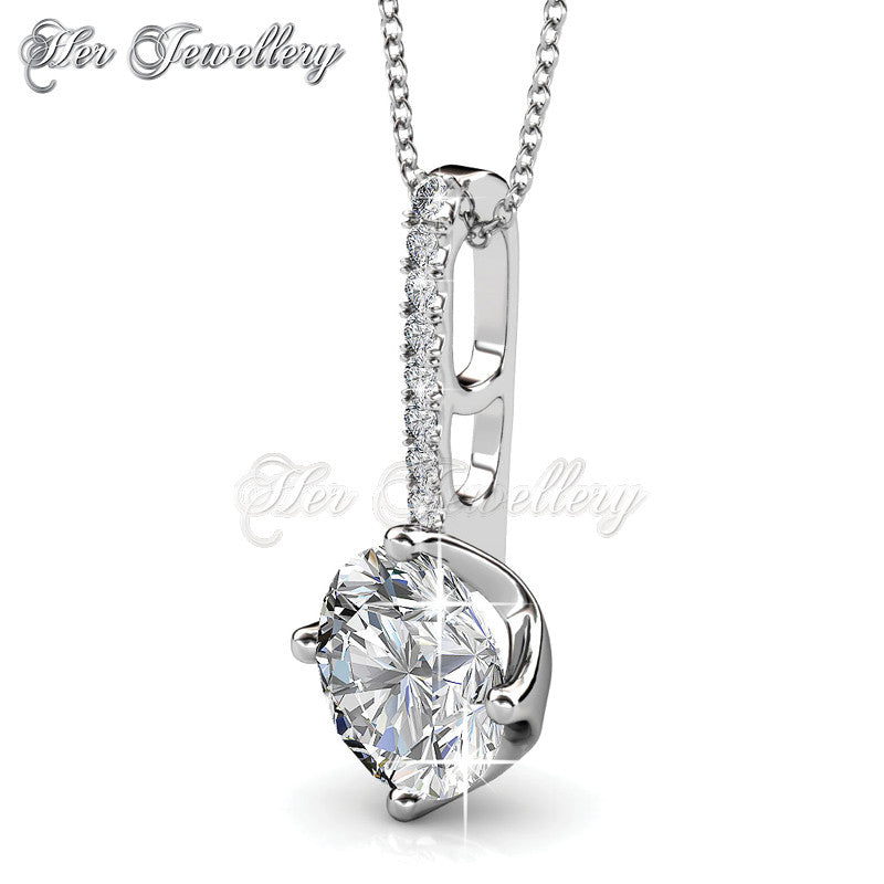 Swarovski Crystals Elegant Pendant - Her Jewellery