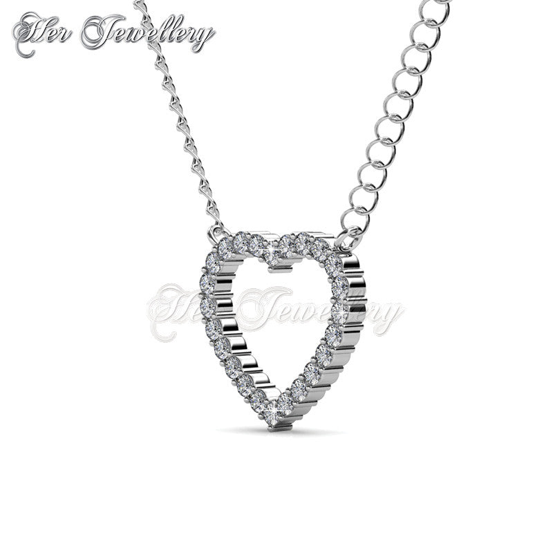 Swarovski Crystals Just Sweet Love Pendant - Her Jewellery