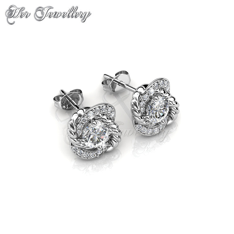 Swarovski Crystals Anne Earrings - Her Jewellery