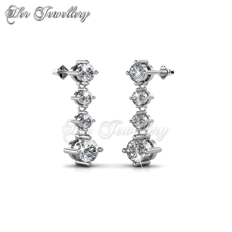 Swarovski Crystals Amanda Earrings - Her Jewellery