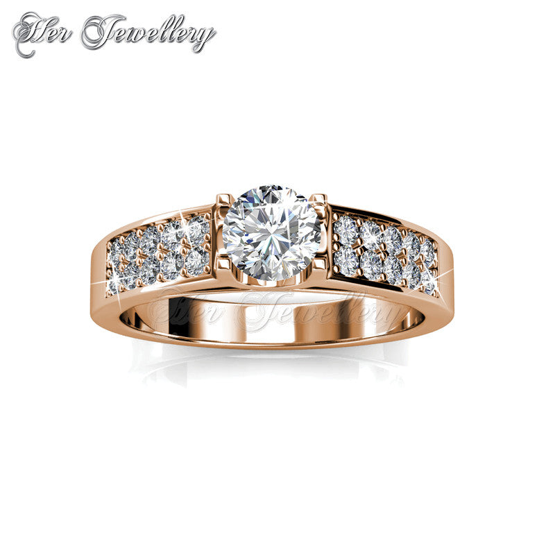 Swarovski Crystals Lush Ring - Her Jewellery